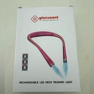 Glocusent Rechargeable LED Neck Reading Light